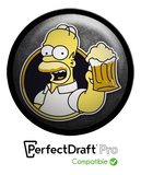 Homer Simpson | Médaillon (PerfectDraft Pro)